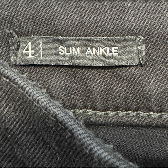 Talbots Flawless Five-Pocket Slim Ankle Jeans Black Women’s 4 (Measures 31x28.5) - Picture 5 of 7